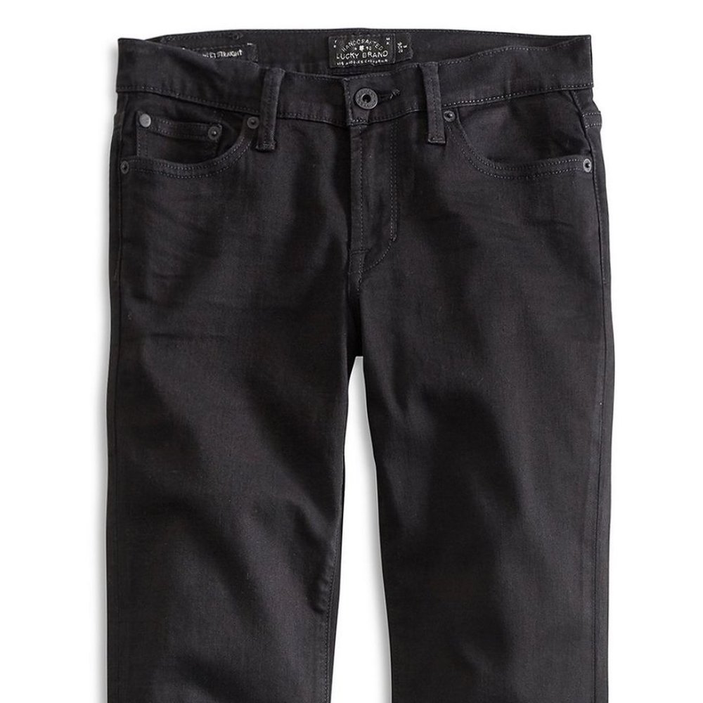 Lucky Brand "SWEET" MID RISE, STRAIGHT LEG JEAN BK